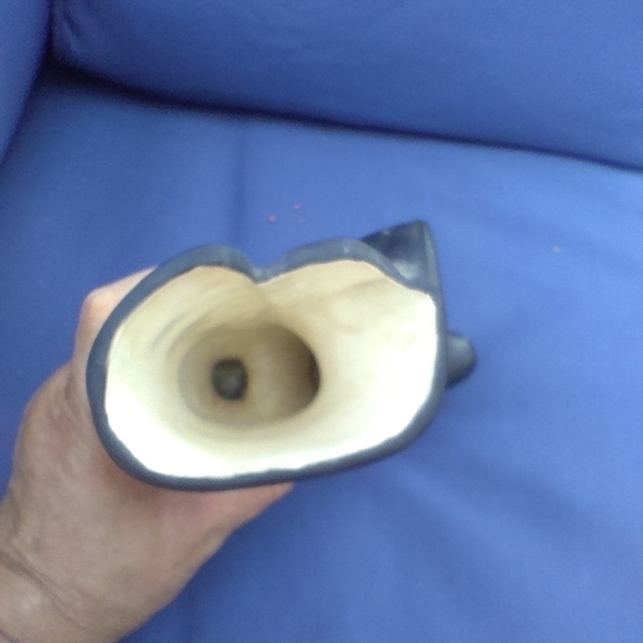 Vintage Ceramic Black Witch Boot Vase Witches Boot Vase Halloween - Picture 7 of 9